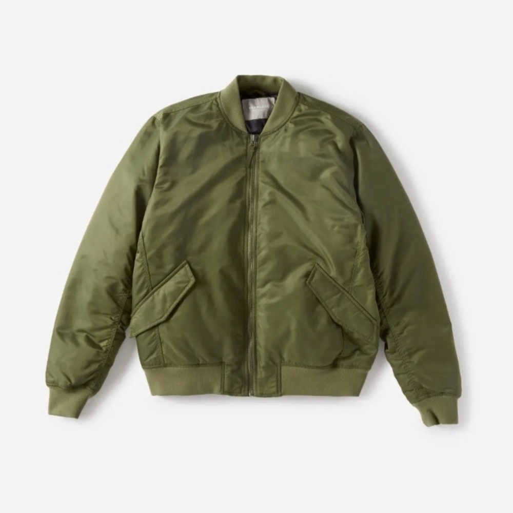 Everlane Nylon Winter Bomber Jacket